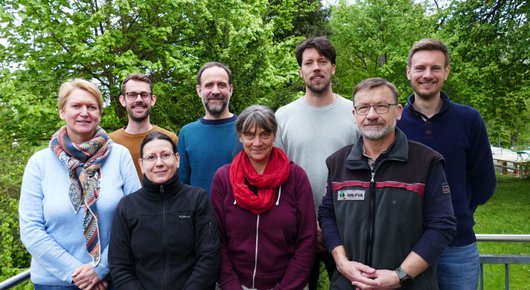 Das Sachgebiet B4 mit seinen 8 Mitarbeitenden