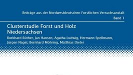 Titelbild der Clusterstudie Forst und Holz Niedersachsen