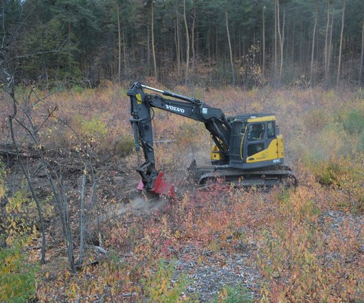 Bodenvorbereitung mit Silvafix Bagger