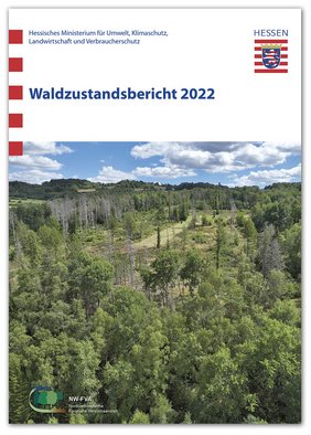 Cover des Waldzustandsberichts 2022 des Landes Hessen