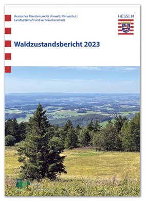 Cover des Waldzustandsberichts 2023 für Hessen