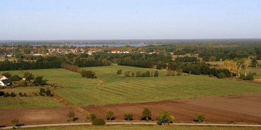 Norddeutsches Tiefland von oben