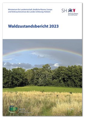 Titel des Waldzustandsberichtes 2023 von Schleswig-Holstein