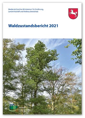 Titel des Waldzustandsberichtes 2021 des Landes Niedersachsen