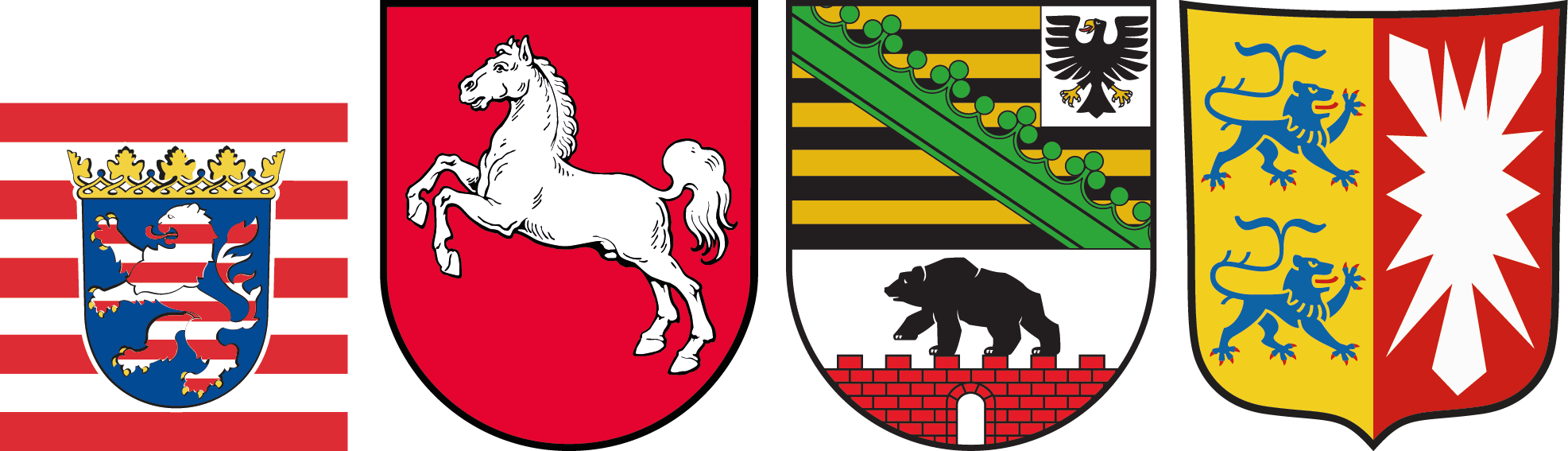 Wappen der Trägerländer der NW-FVA